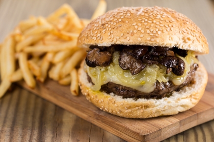 Mushroom & Swiss Burger